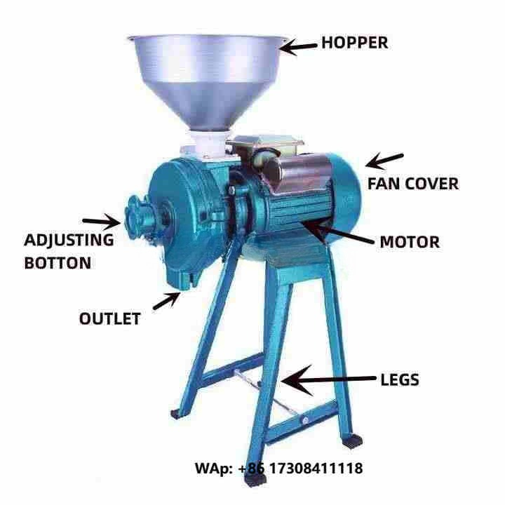 Grain Mill Grinder - 1 rok gwarancji Rozdrabniacz do kukurydzy,