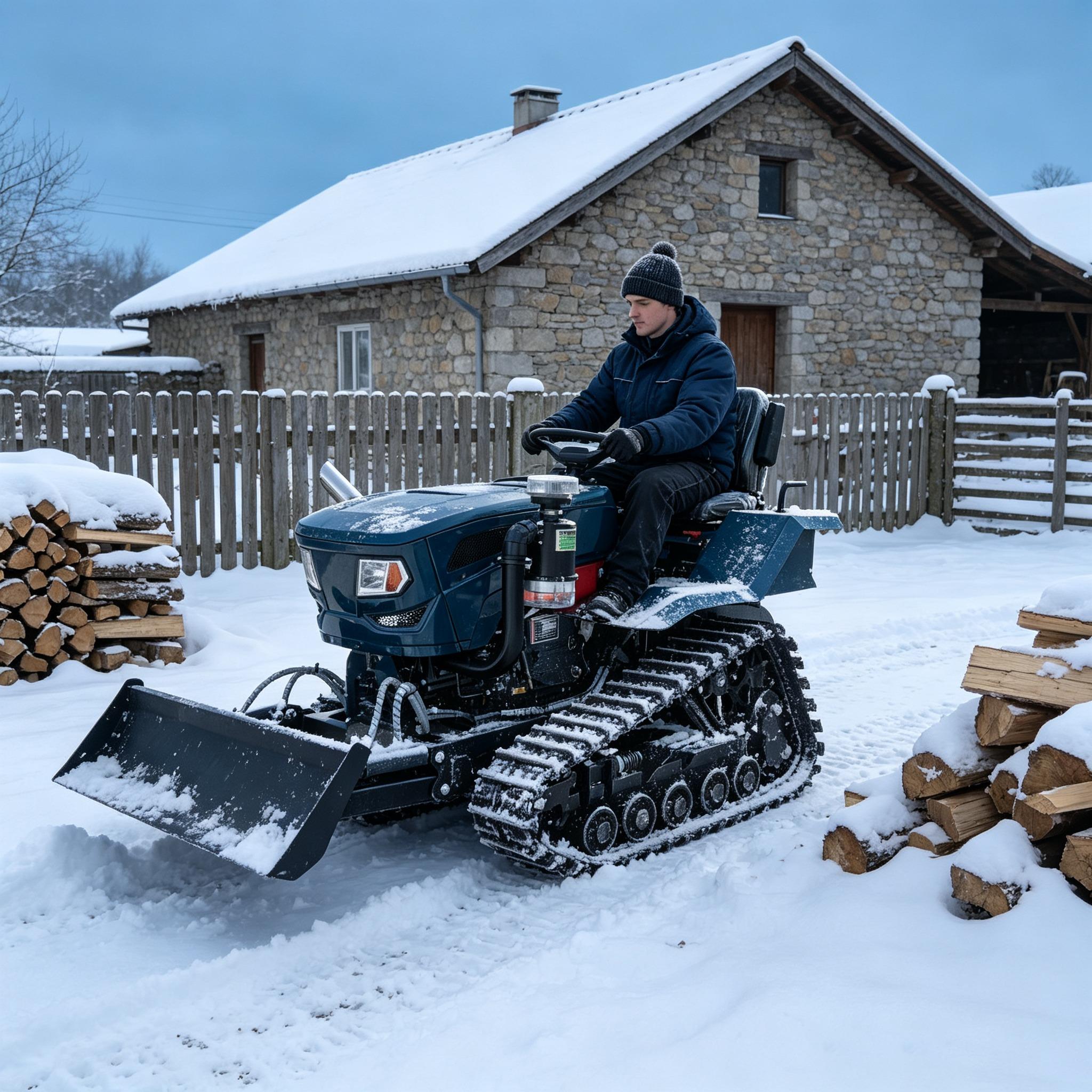 Farming Agriculture Land - 115-kilowatowy gąsienicowy ciągnik rolniczy o dużej