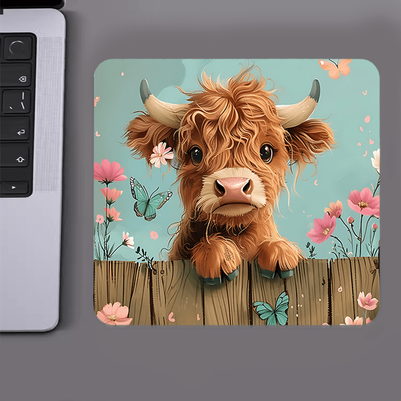 Cow Mat Rubber - Podkładka pod mysz z motywem uroczej