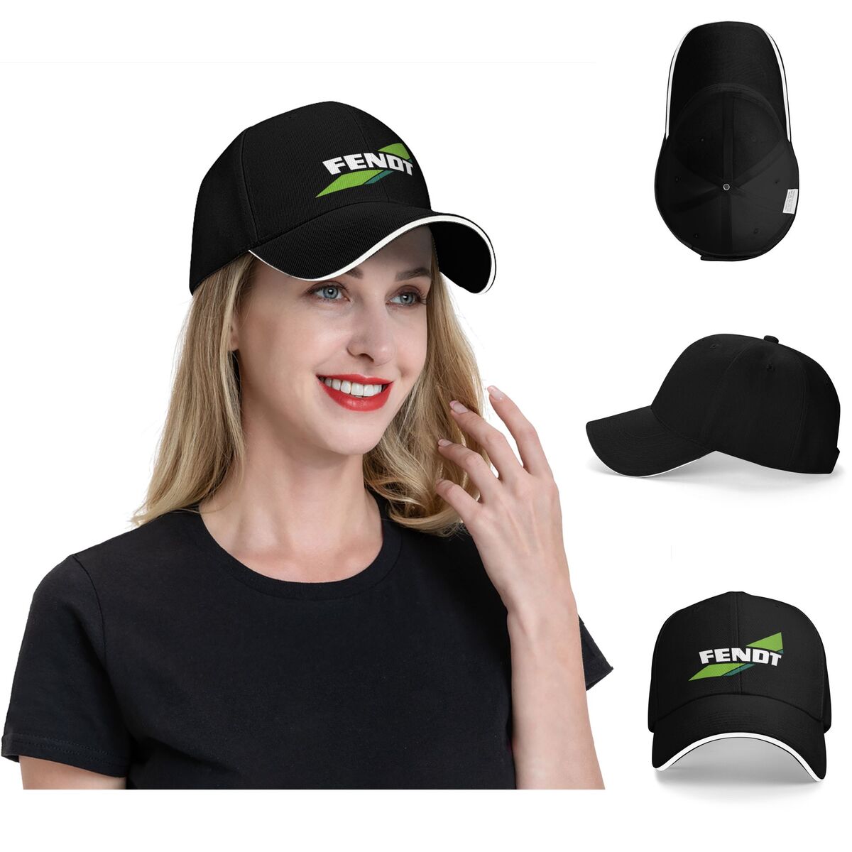 Agriculture Farming Hats - Czapki z daszkiem Fendt z logo,