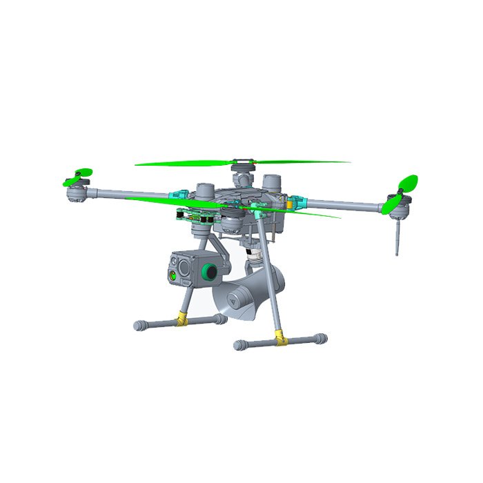 Farming Agriculture Drone - System mocowania do stacji zasilania naziemnego